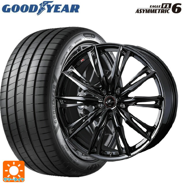 トヨタ GRヤリス(PA系)用 255/35R18 94Y XL グッドイヤー イーグル F1 アシメトリック6 ウェッズ レオニス GX HYPER BMC 新品サマータイヤホイール 4本セット
