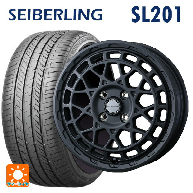 165/60R14 75H セイバーリング セイバーリング SL201(ブリヂストン工場生産） ウェッズ マッドヴァンス X タイプF フルマットブラック 14-4.5J 国産車用 サマータイヤホイール4本セット 57,937円