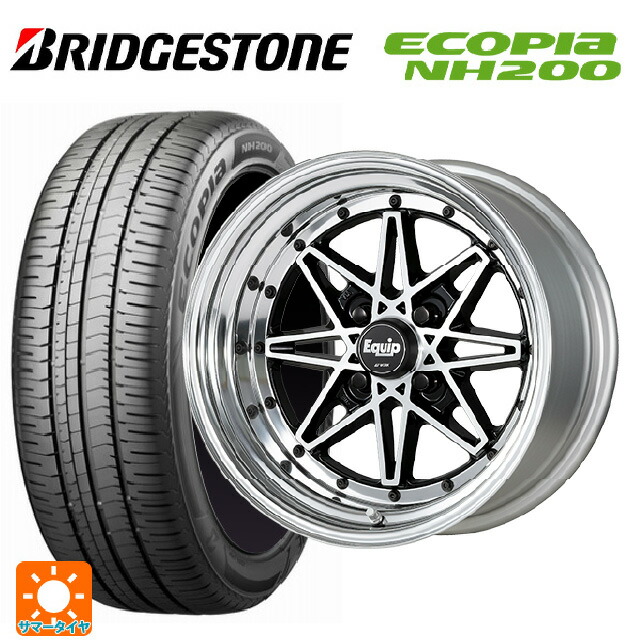 185/70R14 88S ブリヂストン エコピア NH200 正規品 ワーク エクイップ 03 BP 14-5.5J 国産車用 サマータイヤホイール4本セット