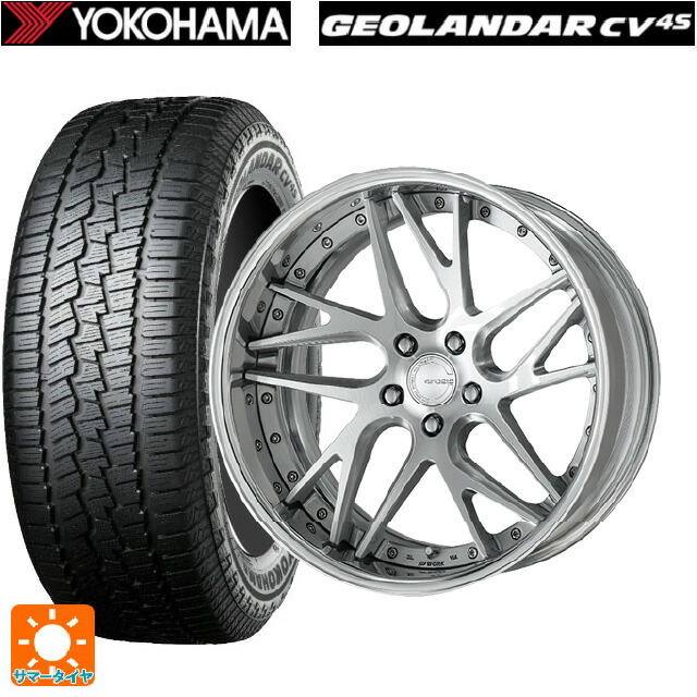 トヨタ アルファード(40系)用 225/55R19 99V ヨコハマ ジオランダー CV G058 正規品 ワーク グノーシス CVX MSL 新品サマータイヤホイール 4本セット|タイヤホイール専門店コニシタイヤ