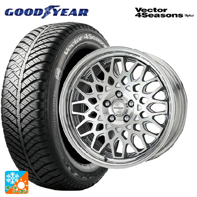 215/50R18 92H グッドイヤー ベクターフォーシーズンズ ハイブリッド ワーク シーカー CX MSP 18-7.5J 国産車用 オールシーズンタイヤホイール4本セット