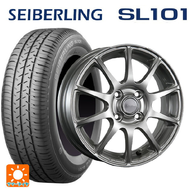 165/70R14 81S セイバーリング セイバーリング SL101(ブリヂストン工場生産) ブリヂストン エコフォルム SE23 GS 14-5.5J 国産車用 サマータイヤホイール4本セット|タイヤホイール専門店コニシタイヤ