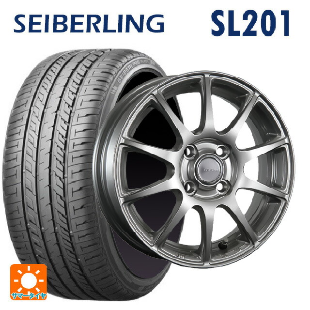 185/55R16 83V セイバーリング セイバーリング SL201(ブリヂストン工場生産） ブリヂストン エコフォルム SE23 GS 16-6J 国産車用 サマータイヤホイール4本セット