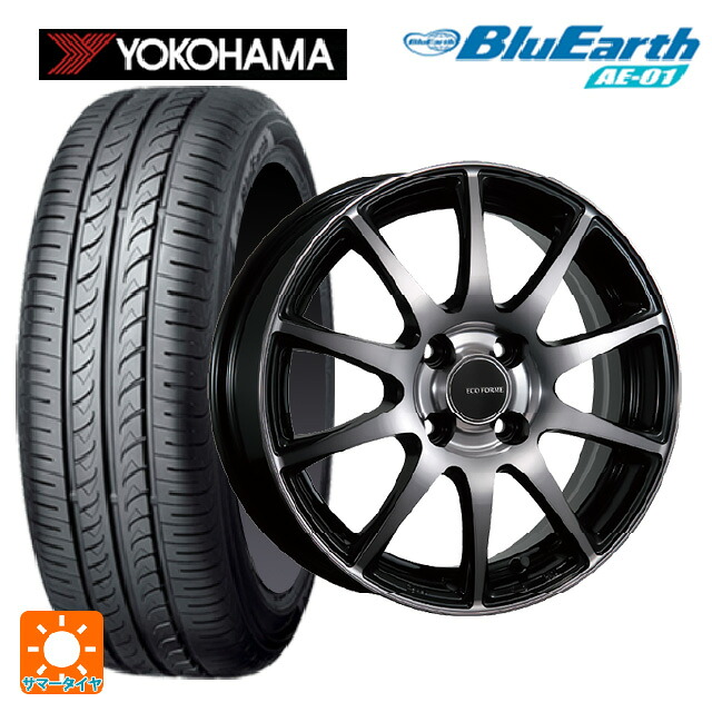 165/60R15 77H ヨコハマ ブルーアース AE01 ブリヂストン エコフォルム CRS23 B/NB 15-4.5J 国産車用 サマータイヤホイール4本セット|タイヤホイール専門店コニシタイヤ