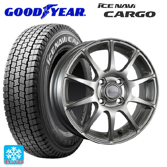 145/80R12 80/78N グッドイヤー アイスナビ カーゴ # ブリヂストン エコフォルム SE23 GS 12-4J 国産車用 スタッドレスタイヤホイール4本セット｜タイヤホイール専門店コニシタイヤ