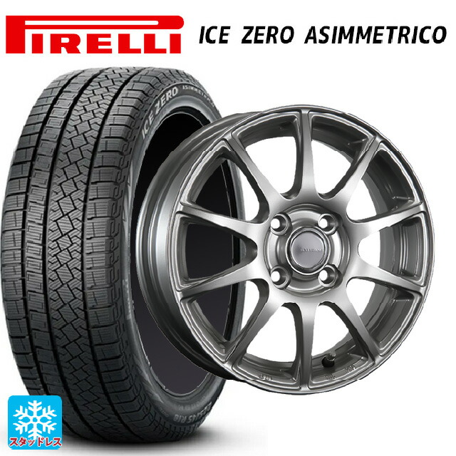 195/65R15 91T ピレリ アイスゼロ アシンメトリコ 正規品 ブリヂストン エコフォルム SE23 GS 15-6J 国産車用 スタッドレスタイヤホイール4本セット|タイヤホイール専門店コニシタイヤ