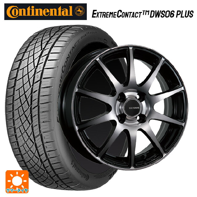 205/50R16 87W コンチネンタル エクストリームコンタクト DWS06プラス 正規品 ブリヂストン エコフォルム CRS23 B/NB 16-6J 国産車用 サマータイヤホイール4本セット｜タイヤホイール専門店コニシタイヤ