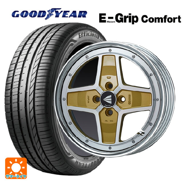 165/50R15 73V グッドイヤー エフィシェントグリップ コンフォート エンケイ ネオクラシック アパッチ2 マシニングゴールド 15-5J 国産車用 サマータイヤホイール4本セット|タイヤホイール専門店コニシタイヤ
