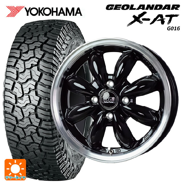 ミツビシ デリカミニ(4WD車)(B3系)用 165/60R15 77H ヨコハマ ジオランダー X-AT G016 ブラックレター 正規品 ホットスタッフ ララパーム カップ2 BK/リムP 新品サマータイヤホイール 4本セット 60,379円