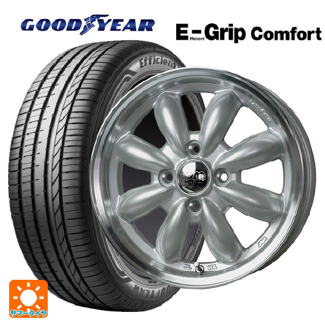 185/65R15 88H グッドイヤー エフィシェントグリップ コンフォート ホットスタッフ ララパーム カップ2 S/リムP 15-5.5J 国産車用 サマータイヤホイール4本セット