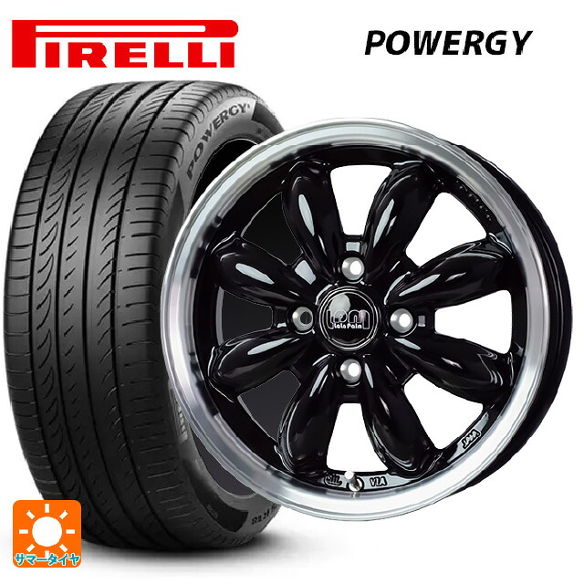 スズキ クロスビー(MND1S系)用 175/65R15 84H ピレリ パワジー 正規品 ホットスタッフ ララパーム カップ2 BK/リムP 新品サマータイヤホイール 4本セット