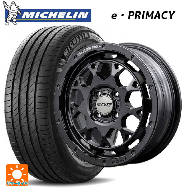 ミツビシ デリカミニ(FF車)(B3系)用 165/55R15 79V XL ミシュラン Eプライマシー 正規品 レイズ チームデイトナ M9+ スペックm AOJ 新品サマータイヤホイール 4本セット