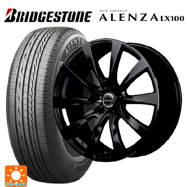 レクサス RX(A10/H10)用 235/65R18 106S ブリヂストン アレンザLX100 正規品 # エムアイディー レフィナーダ モーション2 ブラックエディション(数量限定仕様) # グロスブラック 新品サマータイヤホイール 4本セット