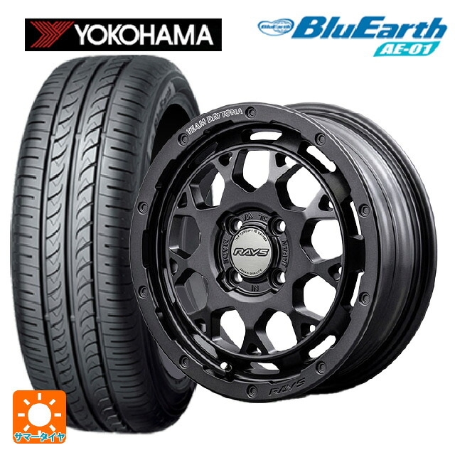 ミツビシ デリカミニ(4WD車)(B3系)用 165/65R15 81S ヨコハマ ブルーアース AE01 レイズ チームデイトナ M9+ スペックm AOJ 新品サマータイヤホイール 4本セット