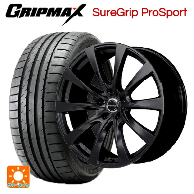 レクサス LBX(10系)用 245/35R21 96Y XL グリップマックス シュアグリップ プロスポーツ ブラックレター エムアイディー レフィナーダ モーション2 ブラックエディション(数量限定仕様） # セミグロスブラック 新品サマータイヤホイール 4本セット｜タイヤホイール専門店コニシタイヤ