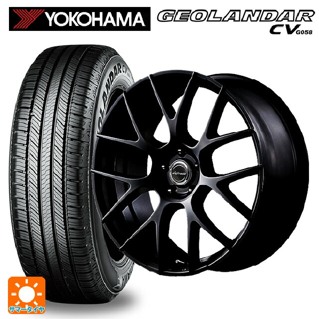 トヨタ アルファード(40系)用 225/60R18 100H ヨコハマ ジオランダー CV G058 正規品 エムアイディー レフィナーダ モーション3 リミテッドエディション(数量限定仕様） # ストロングガンメタ 新品サマータイヤホイール 4本セット｜タイヤホイール専門店コニシタイヤ 106,740円