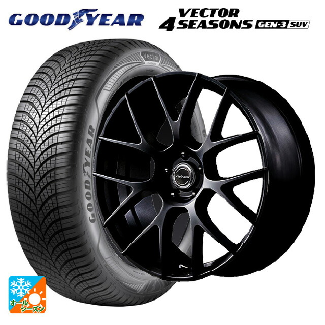 トヨタ アルファード(40系)用 225/60R18 104W XL グッドイヤー ベクター4シーズンズ ジェン3 SUV エムアイディー レフィナーダ モーション3 リミテッドエディション(数量限定仕様） # ストロングガンメタ 新品オールシーズンタイヤホイール 4本セット｜タイヤホイール専門店コニシタイヤ