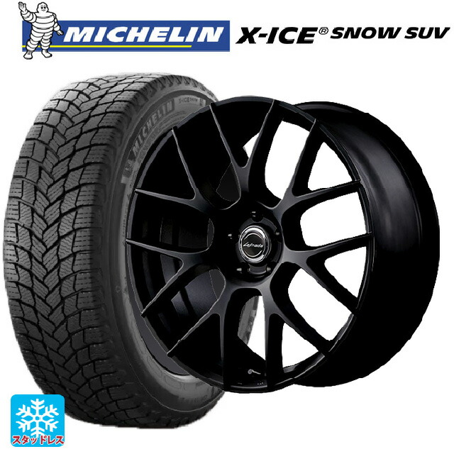 レクサス GX(250系)用 265/65R18 114T ミシュラン 正規品 エックスアイス スノー SUV エムアイディー レフィナーダ モーション3 ブラックエディション(数量限定仕様） # セミグロスブラック 新品スタッドレスタイヤホイール 4本セット