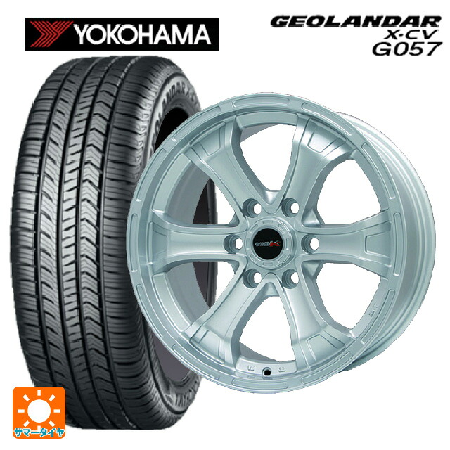 レクサス LX(300系)用 265/70R18 116T ヨコハマ ジオランダー X-CV G057 正規品 ビックウェイ ビーマッド ケー S 新品サマータイヤホイール 4本セット