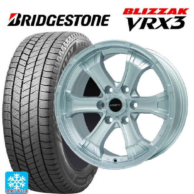 265/60R18 110Q ブリヂストン ブリザック VRX3 正規品 # ビックウェイ ビーマッド ケー S 18-8J 国産車用 スタッドレスタイヤホイール4本セット