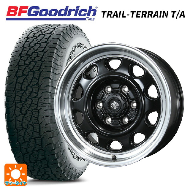 トヨタ ランドクルーザー250(250系)用 275/65R18 116T BFグッドリッチ トレイルテレーン T/A ホワイトレター 正規品 # トピー ランドフット SWZ # グロスブラックリムポリッシュ 新品サマータイヤホイール 4本セット|タイヤホイール専門店コニシタイヤ