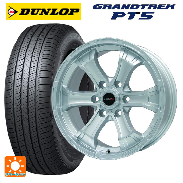 265/65R17 112H ダンロップ グラントレックPT5 ビックウェイ ビーマッド ケー S 17-7.5J 国産車用 サマータイヤホイール4本セット