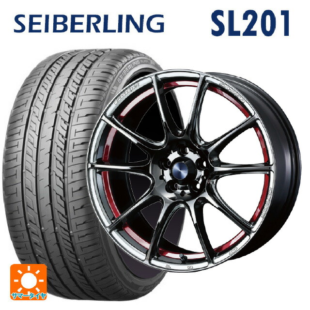 スズキ スイフトスポーツ(ZC33S)用 215/35R18 84W XL セイバーリング セイバーリング SL201(ブリヂストン工場生産) ウェッズ ウェッズスポーツ SA25R RLC 新品サマータイヤホイール 4本セット|タイヤホイール専門店コニシタイヤ