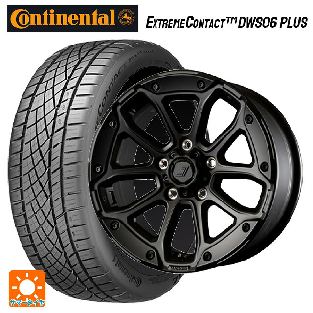 225/45R17 91W コンチネンタル エクストリームコンタクト DWS06プラス 正規品 ジェップセン MJCR216 ステルスブラック 17-8J 国産車用 サマータイヤホイール4本セット|タイヤホイール専門店コニシタイヤ