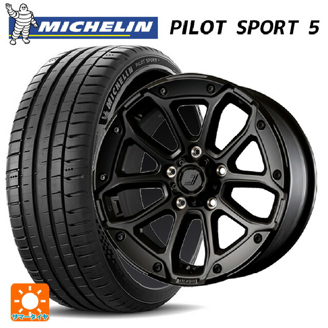 225/55R17 101Y XL ミシュラン 正規品 パイロットスポーツ5 ジェップセン MJCR216 ステルスブラック 17-8J 国産車用 サマータイヤホイール4本セット|タイヤホイール専門店コニシタイヤ