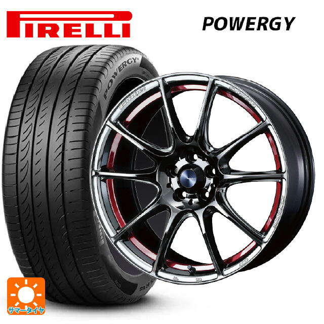 トヨタ GRカローラ(4BA-GZEA14H)用 235/40R18 95W XL ピレリ パワジー 正規品 # ウェッズ ウェッズスポーツ SA25R RLC 新品サマータイヤホイール 4本セット