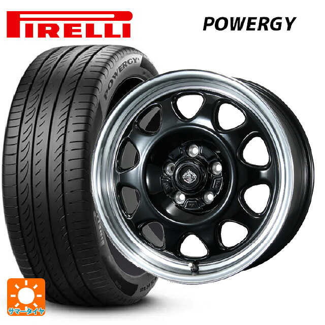 トヨタ アルファード(30系)用 225/60R17 99H ピレリ パワジー 正規品 トピー ランドフット SWZ グロスブラックリムポリッシュ 新品サマータイヤホイール 4本セット|タイヤホイール専門店コニシタイヤ