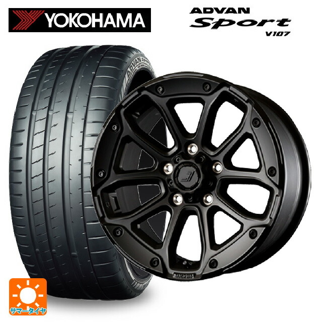 205/45R17 88W XL ヨコハマ アドバンスポーツ V107 正規品 ジェップセン MJCR216 ステルスブラック 17-8J 国産車用 サマータイヤホイール4本セット｜タイヤホイール専門店コニシタイヤ