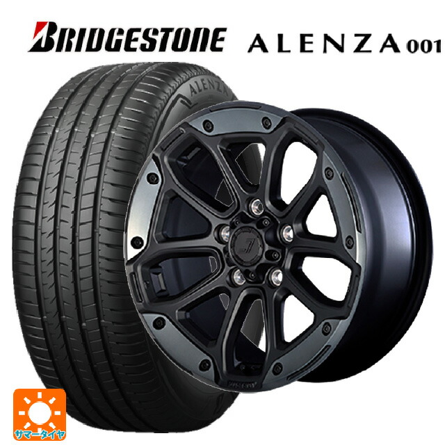 トヨタ RAV4(50系)用 235/65R17 108V XL ブリヂストン アレンザ001 正規品 ジェップセン MJCR216 フラットブラック/TMC 新品サマータイヤホイール 4本セット