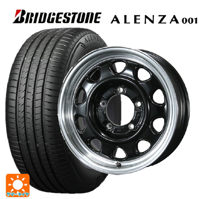 215/65R16 98H ブリヂストン アレンザ001 正規品 トピー ランドフット SWZ グロスブラックリムポリッシュ 16-5.5J 国産車用 サマータイヤホイール4本セット|タイヤホイール専門店コニシタイヤ