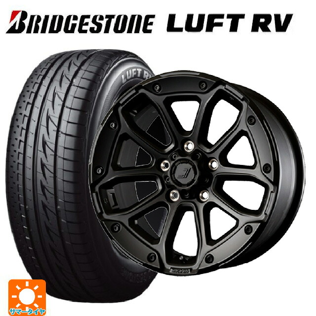 215/50R17 95V XL ブリヂストン ルフトRV(日本製) 正規品 # ジェップセン MJCR216 ステルスブラック 17-8J 国産車用 サマータイヤホイール4本セット