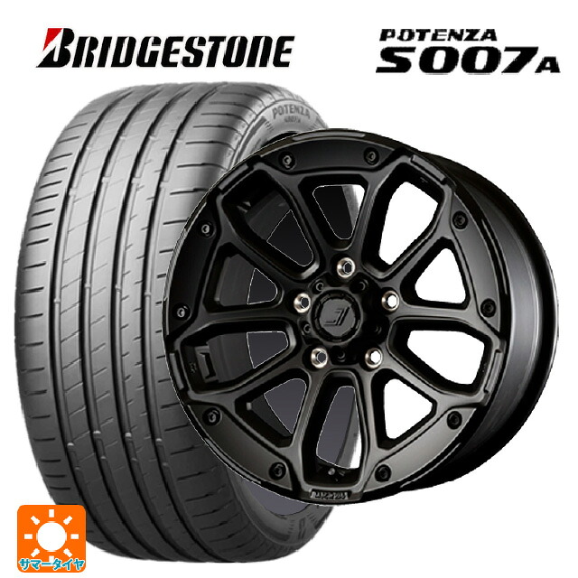 205/45R17 88Y XL ブリヂストン ポテンザ S007A 正規品 ジェップセン MJCR216 ステルスブラック 17-8J 国産車用 サマータイヤホイール4本セット
