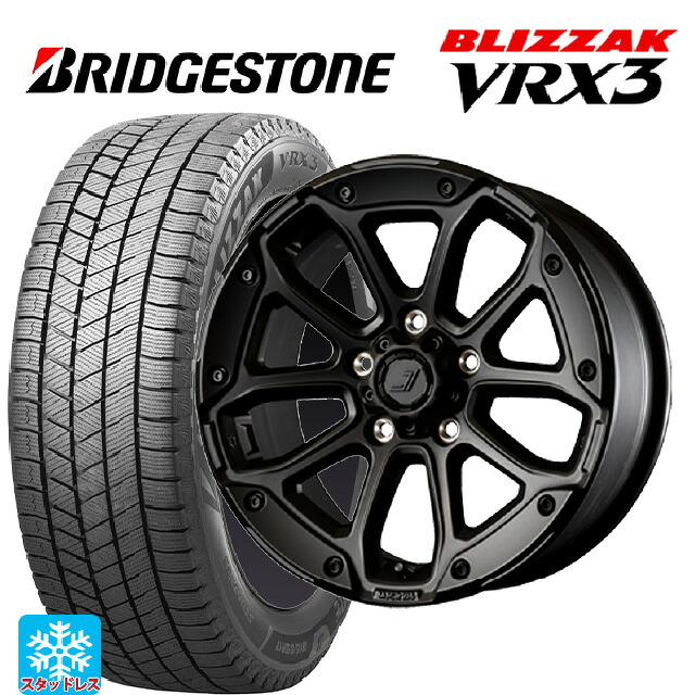 ホンダ ステップワゴン(RP6~8)用 205/55R17 95Q XL ブリヂストン ブリザック VRX3 正規品 ジェップセン MJCR216 ステルスブラック 新品スタッドレスタイヤホイール 4本セット