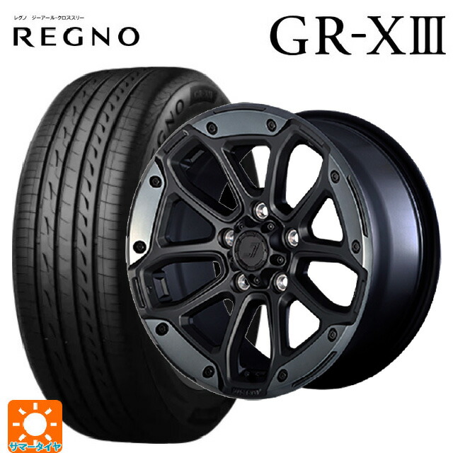 205/45R17 88W XL ブリヂストン レグノ GR-X3 正規品 ジェップセン MJCR216 フラットブラック/TMC 17-8J 国産車用 サマータイヤホイール4本セット 169,600円