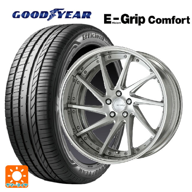 245/40R20 99W XL グッドイヤー エフィシェントグリップ コンフォート ワーク グノーシス CVS BRU 20-8.5J 国産車用 サマータイヤホイール4本セット
