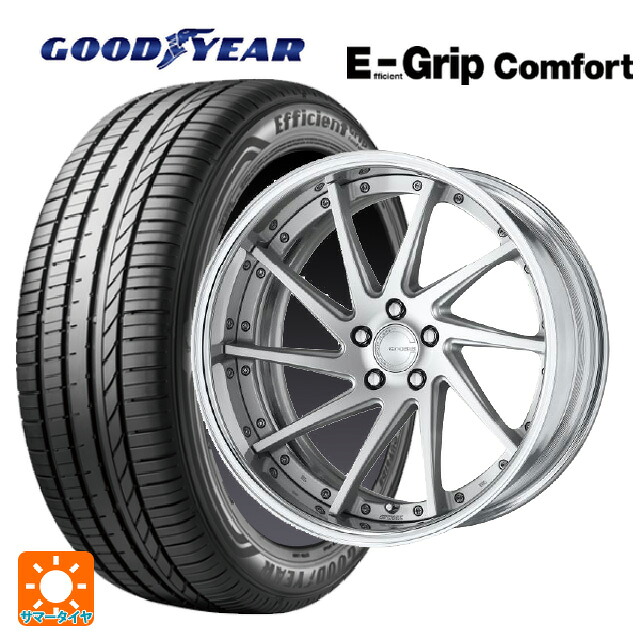 225/35R19 88W XL グッドイヤー エフィシェントグリップ コンフォート ワーク グノーシス CVS MSL 19-8J 国産車用 サマータイヤホイール4本セット