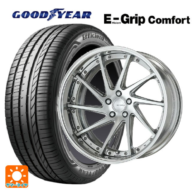 245/35R20 95W XL グッドイヤー エフィシェントグリップ コンフォート ワーク グノーシス CVS PBU 20-8.5J 国産車用 サマータイヤホイール4本セット