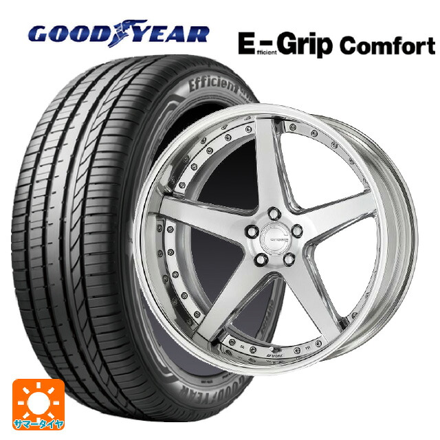 245/35R20 95W XL グッドイヤー エフィシェントグリップ コンフォート ワーク グノーシス CVF PBU 20-8.5J 国産車用 サマータイヤホイール4本セット