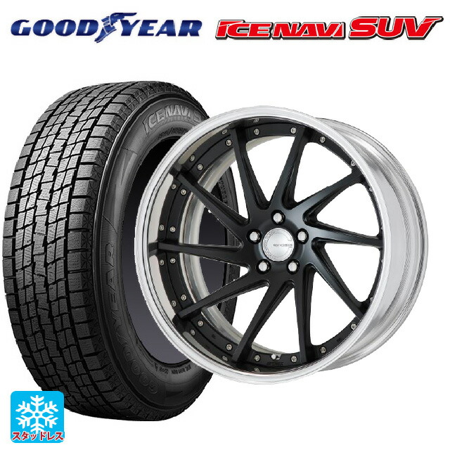 レクサス LM(TAWH15W)用 225/55R19 99Q グッドイヤー アイスナビ SUV ワーク グノーシス CVS MBL 新品スタッドレスタイヤホイール 4本セット