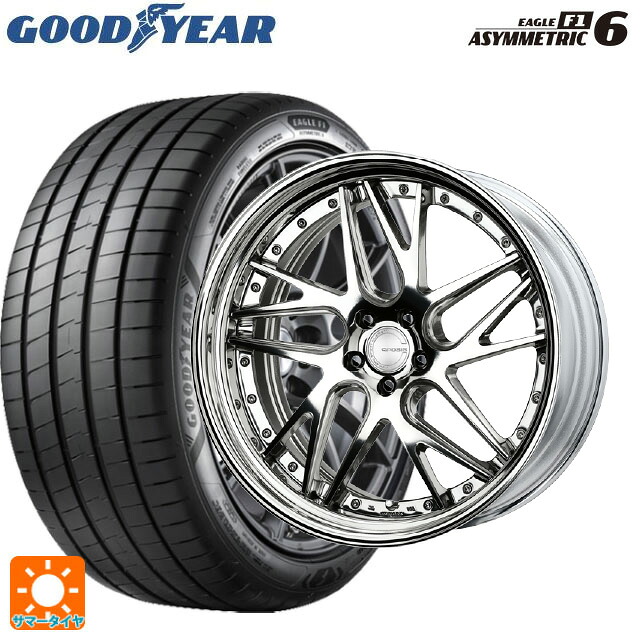 225/45R19 96W XL グッドイヤー イーグル F1 アシメトリック6 ワーク グノーシス CVX PP2 19-8J 国産車用 サマータイヤホイール4本セット