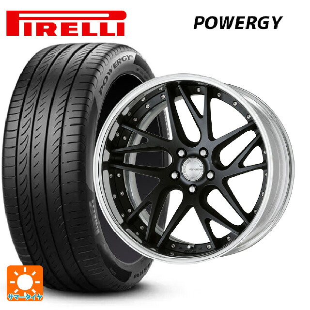235/35R19 91Y XL ピレリ パワジー 正規品 ワーク グノーシス CVX MBL 19-8J 国産車用 サマータイヤホイール4本セット
