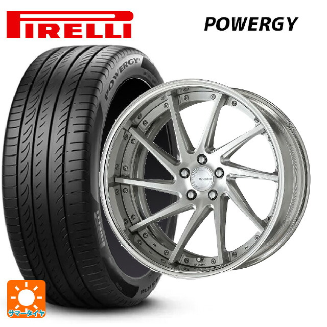 レクサス LM(TAWH15W)用 225/55R19 99V ピレリ パワジー 正規品 ワーク グノーシス CVS BRU 新品サマータイヤホイール 4本セット