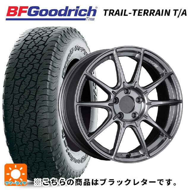 スバル フォレスター(SL系)用 225/55R18 102H XL BFグッドリッチ トレイルテレーン T/A ブラックレター 正規品 タナベ SSR GT X01 ダークシルバー 新品サマータイヤホイール 4本セット|タイヤホイール専門店コニシタイヤ