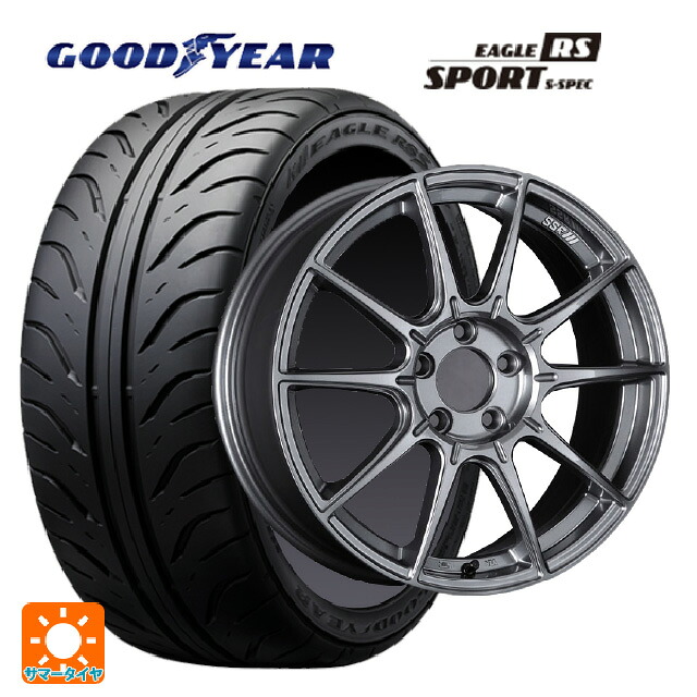 トヨタ GRカローラ(4BA-GZEA14H)用 235/40R18 91W グッドイヤー イーグル RS スポーツ S-スペック タナベ SSR GT X01 ダークシルバー 新品サマータイヤホイール 4本セット
