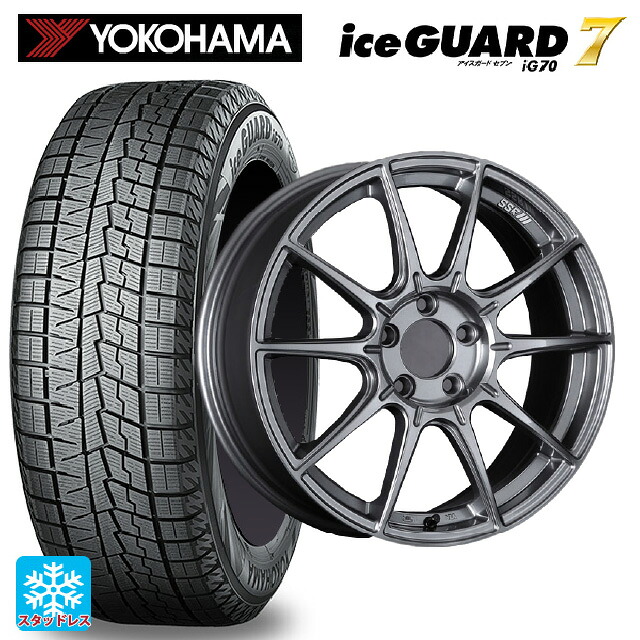ミツビシ デリカD5(3DA系)用 245/45R19 102Q ヨコハマ アイスガード7(IG70) タナベ SSR GT X01 ダークシルバー 新品スタッドレスタイヤホイール 4本セット|タイヤホイール専門店コニシタイヤ