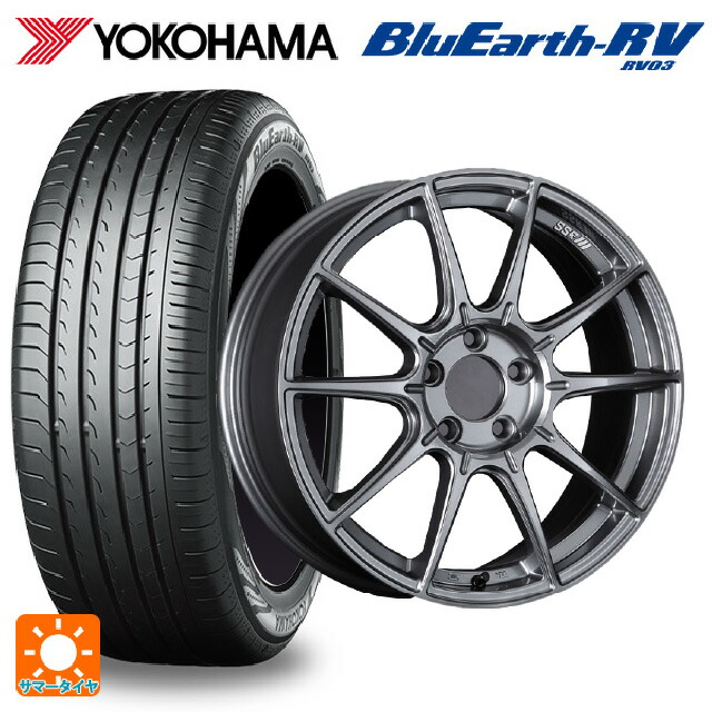 245/40R19 98W XL ヨコハマ ブルーアース RV03 タナベ SSR GT X01 ダークシルバー 19-8.5J 国産車用 サマータイヤホイール4本セット|タイヤホイール専門店コニシタイヤ